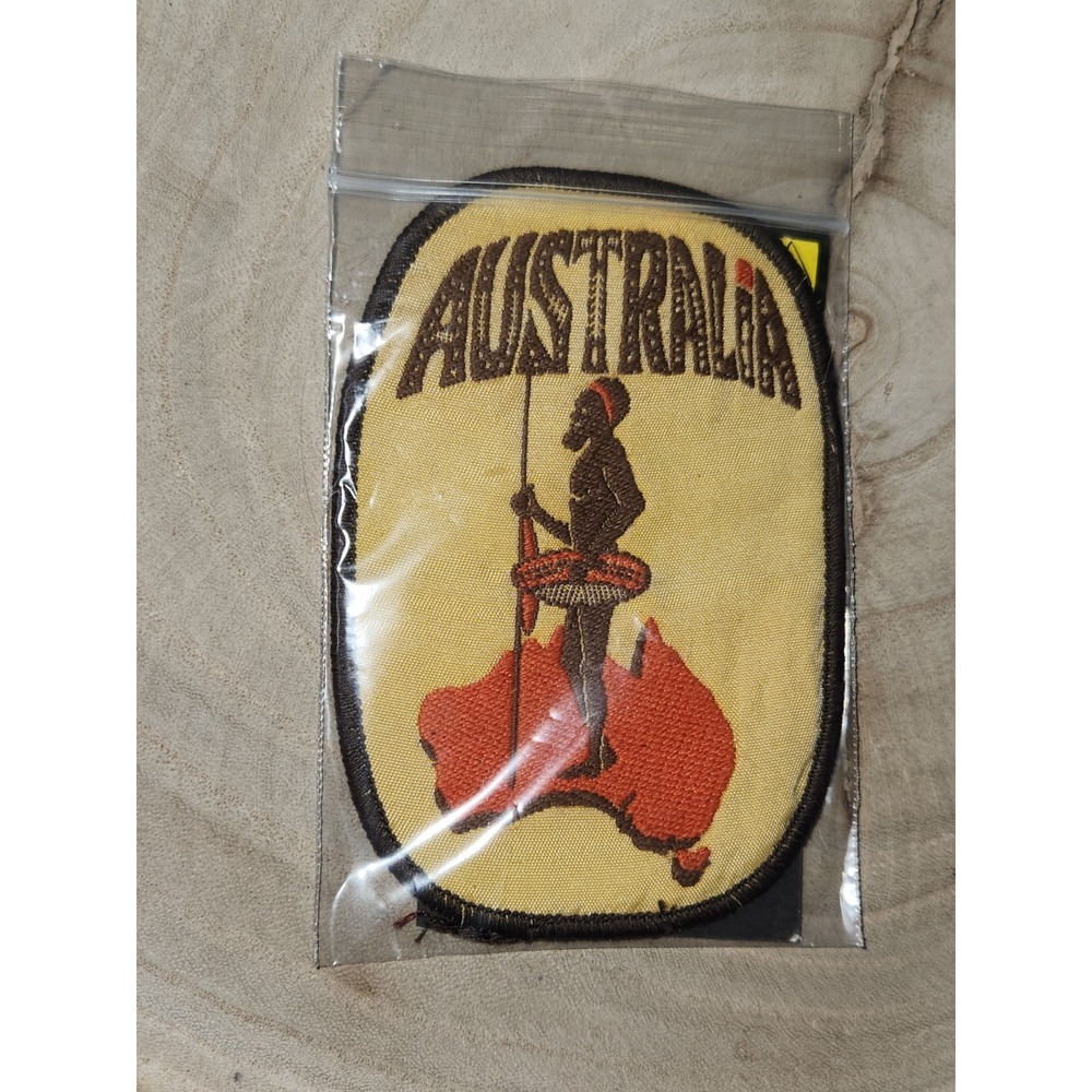 Vintage Australia Patch Sew On Aborigine ASM
